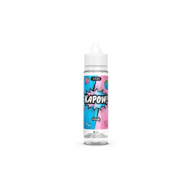 KAPOW CLOUDY FRAMBUEZA Y FRESA 60 ML CANADIENSE