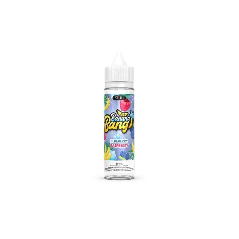 BANANA BANG ICE BLUEBERRY RASBERRY ARANDANO Y FRESA  60 ML