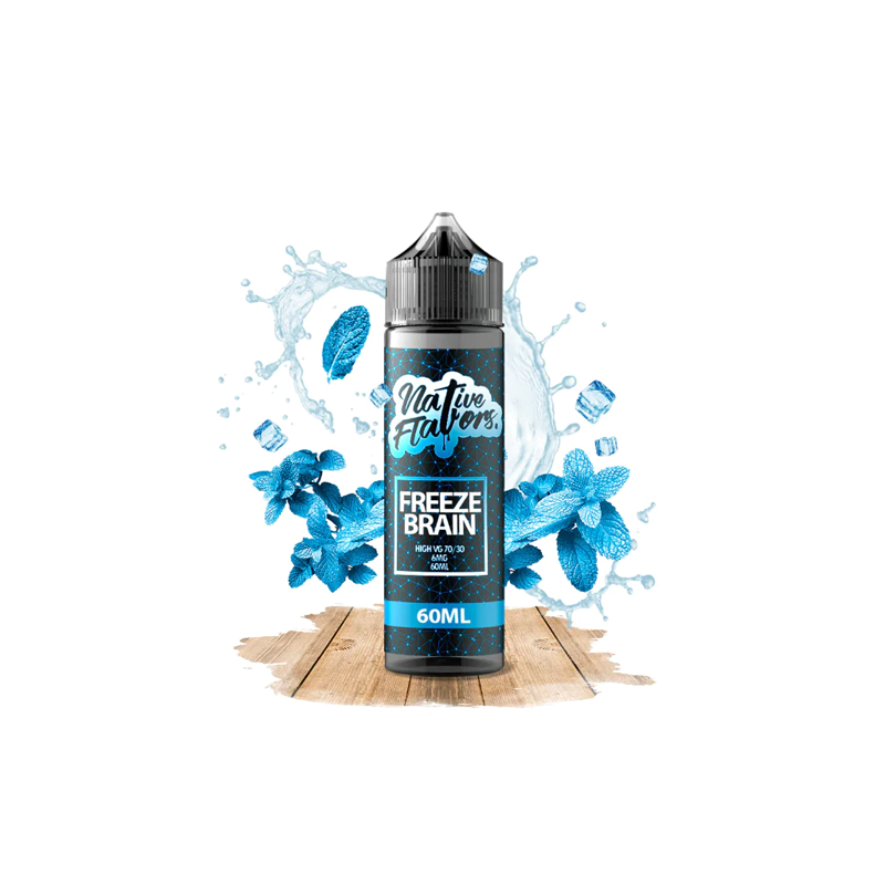 FREEZE BRAIN| NATIVE FLAVORS PREMIUM E-LIQUID 60 ML