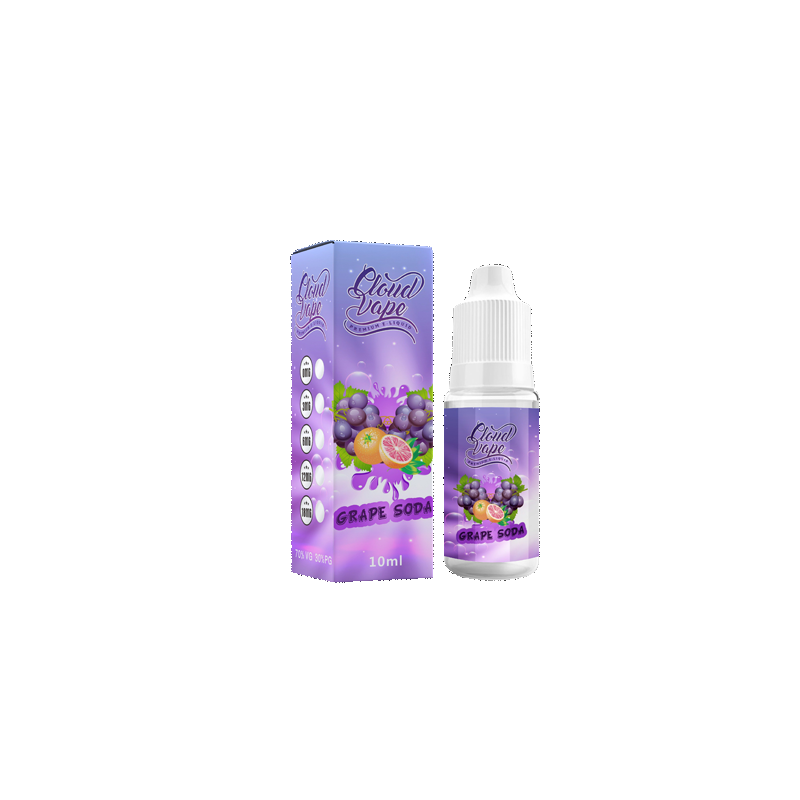 GRAPE SODA| CLOUD VAPE PREMIUM E-LIQUID 10 ML