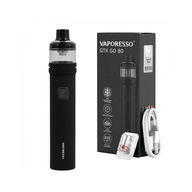 VAPORESSO GTX GO 80 + LIQUIDO DE REGALO