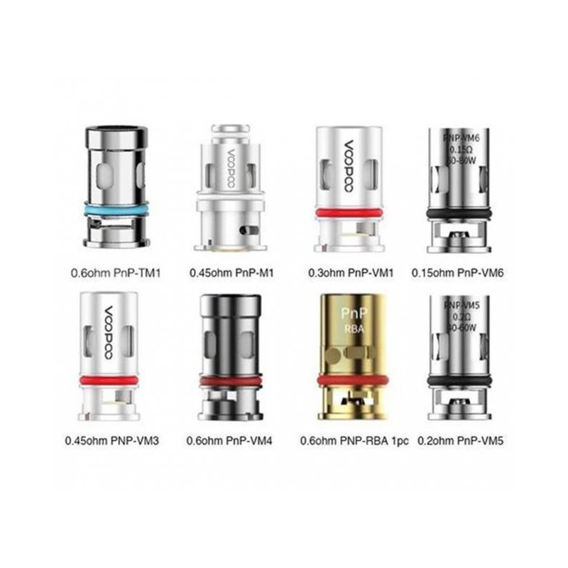 RESISTENCIAS PNP COIL VOOPOO COMPATIBLE CON TODOS LOS TANQUES PNP