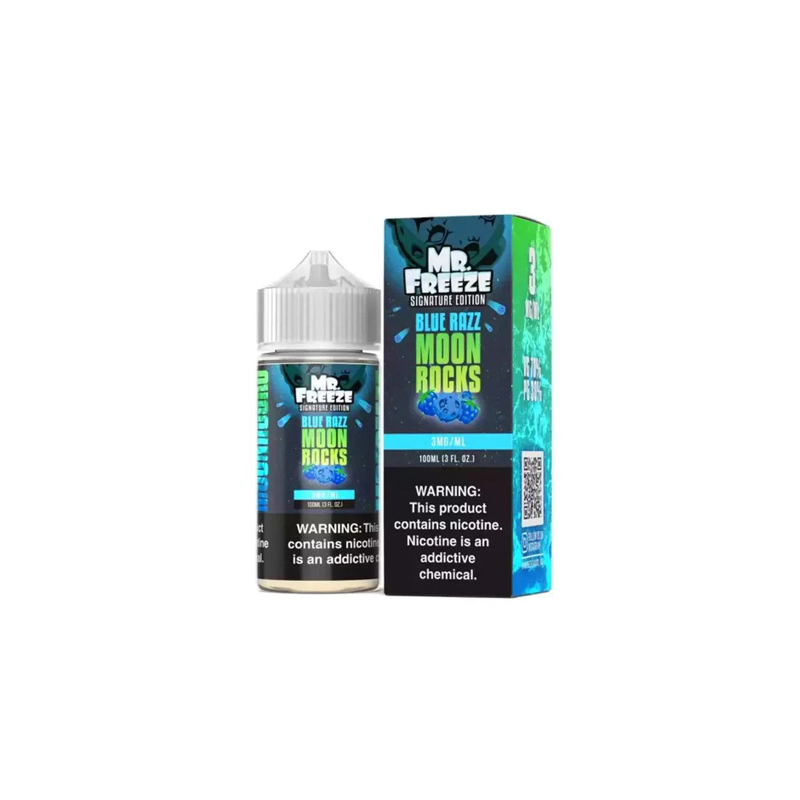 Mr Freeze Bue Razz Moon Rocks 100 ml E Liquid